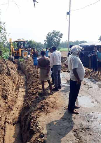 The problem of waterlogging in Dhakpura was resolved