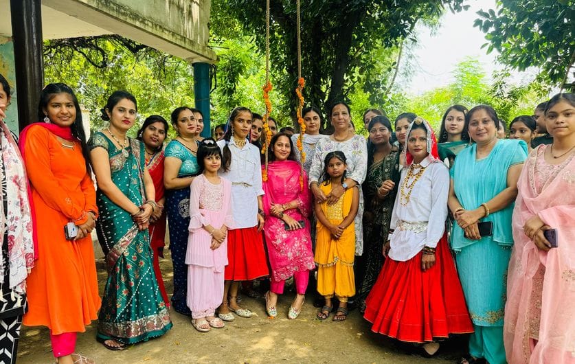Hariyali Teej festival spreads the colors of Haryanvi culture