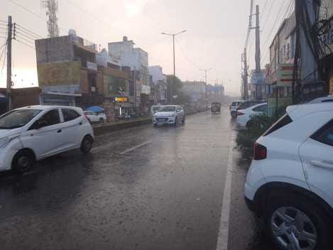 Good rain in Narnaul and Ateli, relief from heat