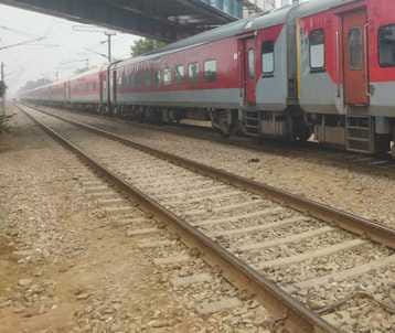 Lalitpur: A young man died after being hit by a train, the accident happened when his feet slipped while board