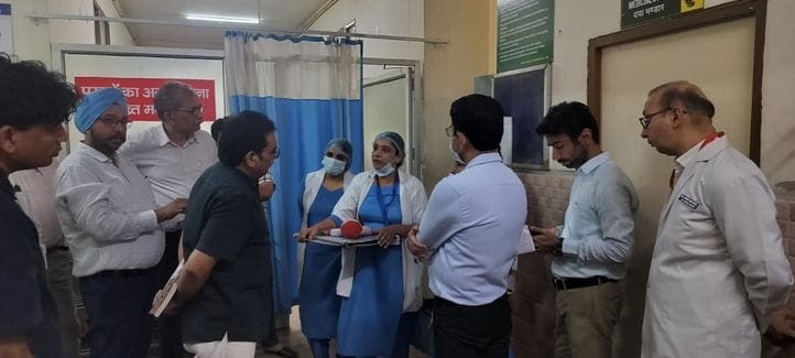 Seeing the flaws in every ward, the Mission Director said... is this a civil hospital or a slaughterhouse
