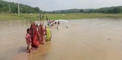 Ohan dam water filled on the way of six villages
