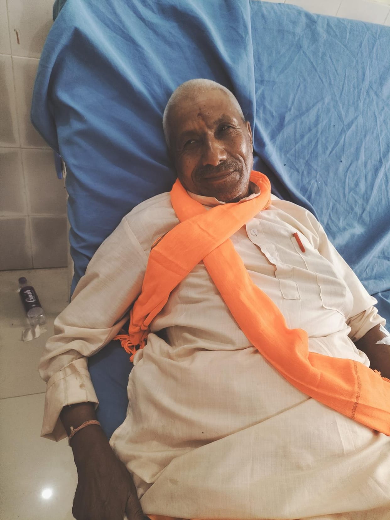 Priest riding a scooter injured after being hit by a car