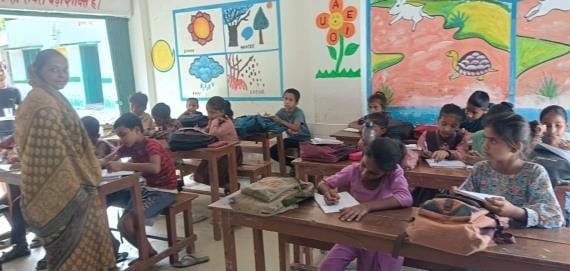 Highway, drain and cattle are becoming obstacles in the way of school