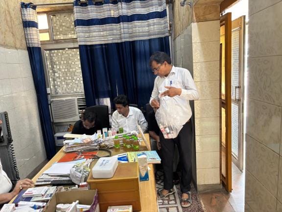 Expired medicines were found in Shanti Hospital and Aryan's license was not renewed.