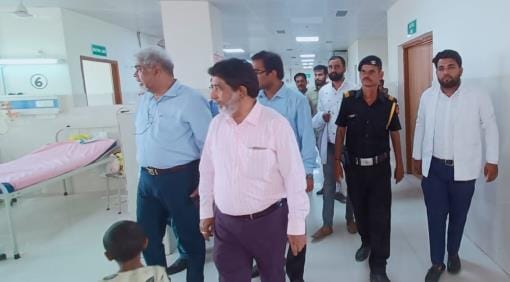 A two-member team inspected the arrangements at the medical college