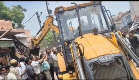 Despite facing opposition, illegal encroachments were demolished