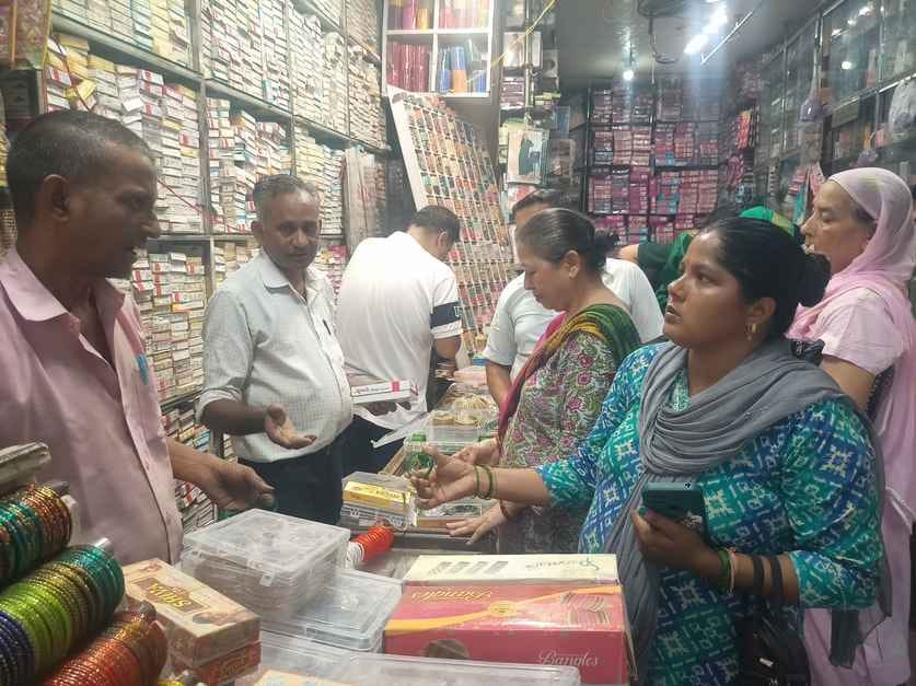 Teej is today, markets are decorated, women have come to shop