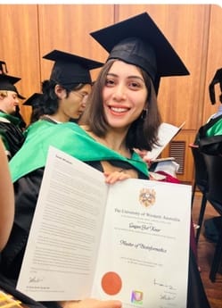 Gaganjot, alumnus of JNV Paprola, completed her masters from Hollis in Australia