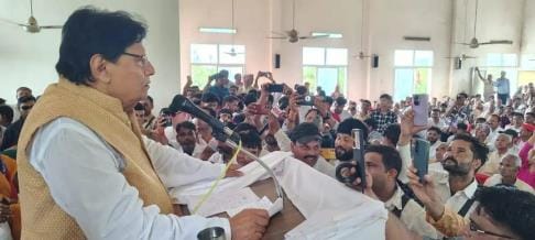 The country will not be run by Manu's constitution but by Baba Saheb's constitution
