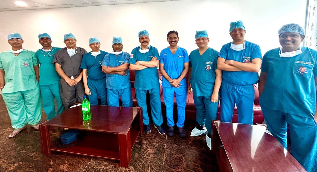 Robotic hip replacement for the first time in KGMU