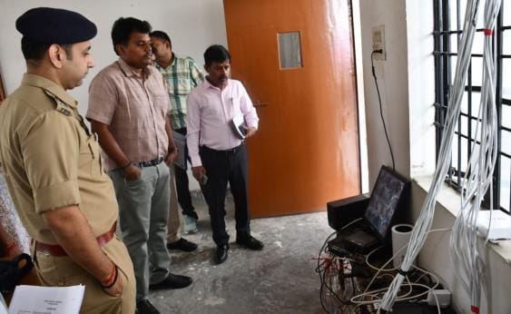 DM-SP inspected the examination center