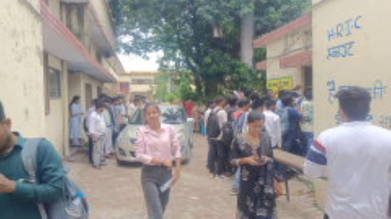 More than half of the candidates left the exam