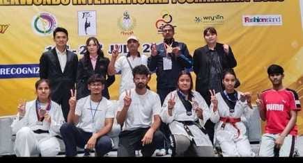 District players won medals in Taekwondo competition