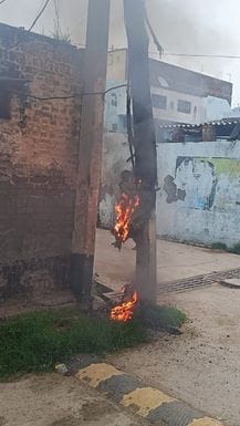 Five electricity meters burnt due to short circuit