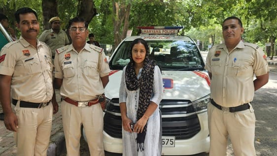 Police rushed to help on a call, three students had reached the wrong centre