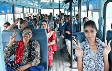 2463 students from Bahadurgarh availed bus service for CET exam