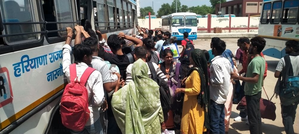 CET... Ordinary bus passengers had to face problems even on the second day