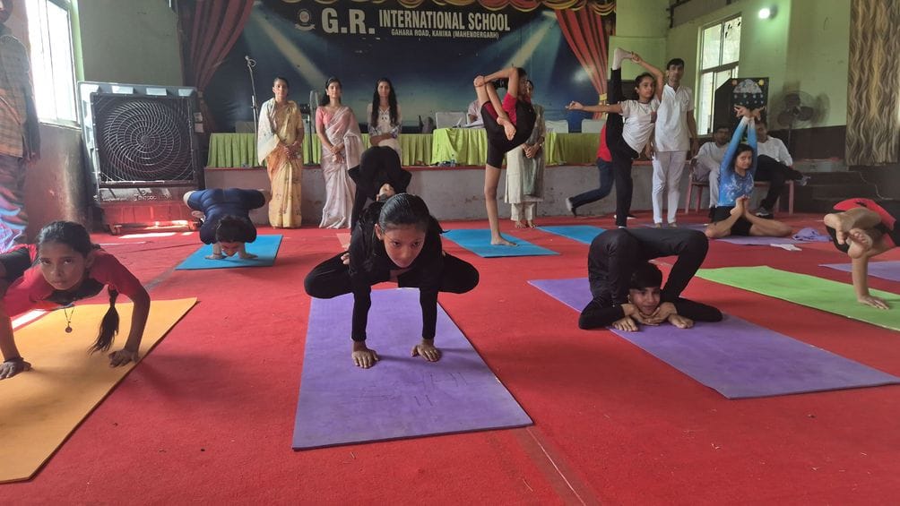 Yogasana competition...Rewari tops in Under-14