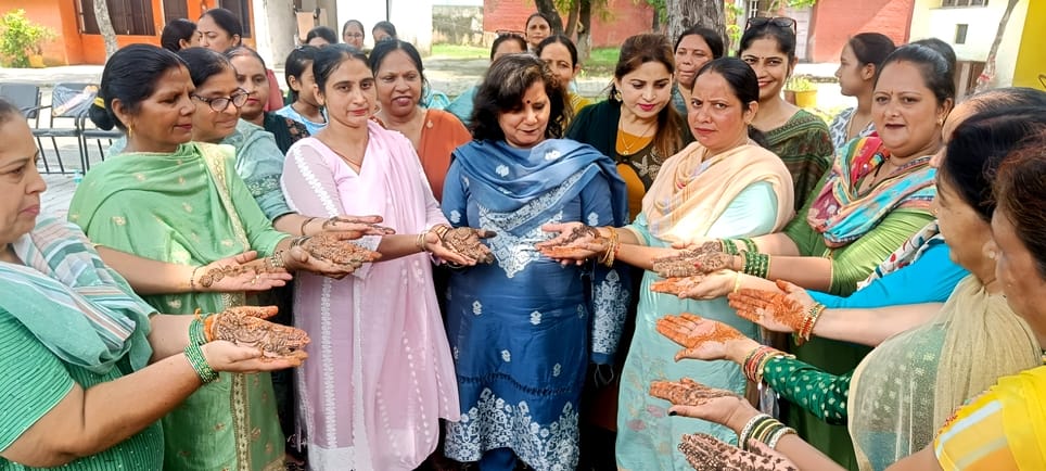 Traditional songs of Teej sung while swinging