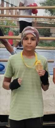 Yudhveer won bronze medal in Haryana State Boxing Championship going on in Hisar