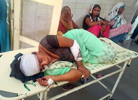 The bullies beat up the couple and their family, a report has been filed