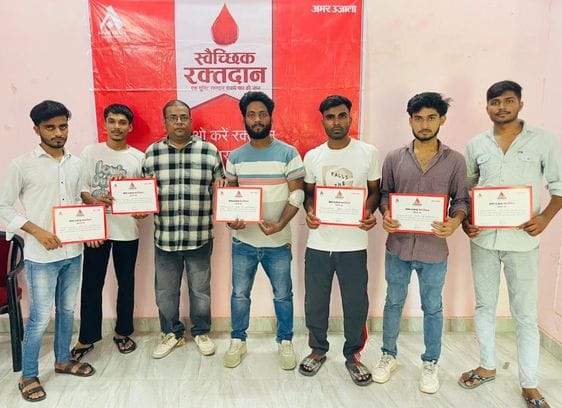 Paid tribute to Kargil martyrs by donating blood