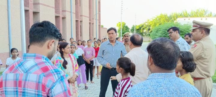 DM enquired about the condition of sick girl students