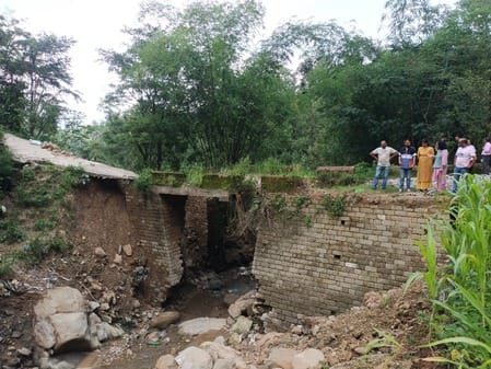 Flood in Kasan caused damage to the culvert