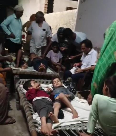 Water laced with chemicals, potatoes spoiled, health worsened