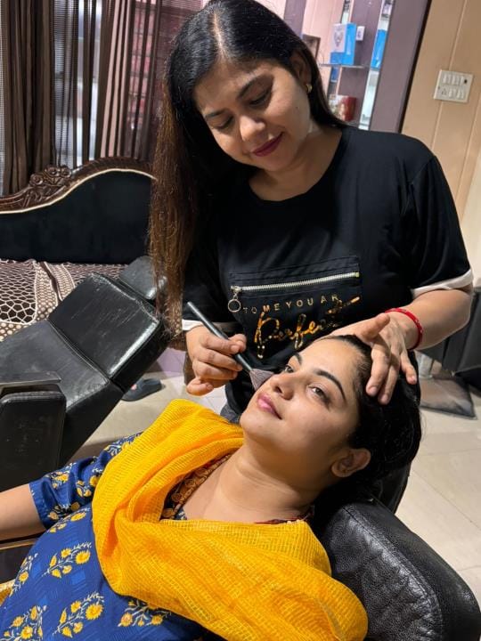 Newly married women will celebrate Teej festival with sixteen adornments.