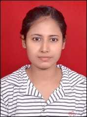 Nivedita got first position in the college