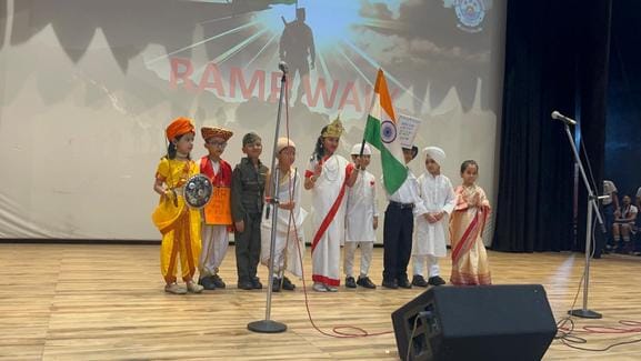 Children gave presentations on Kargil Day