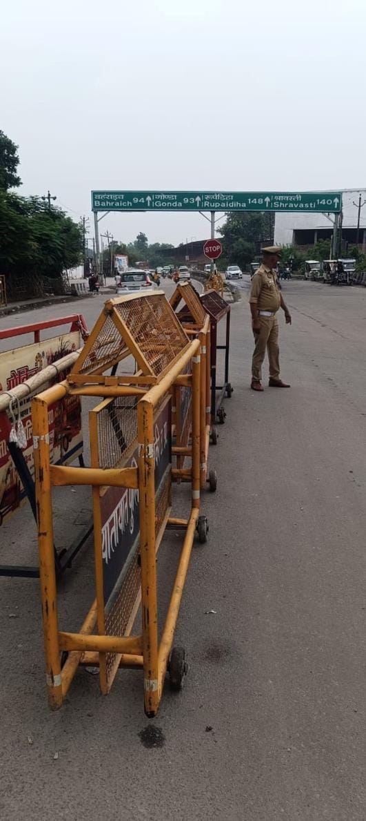 Diversion implemented on Bahraich and Lucknow-Ayodhya highway