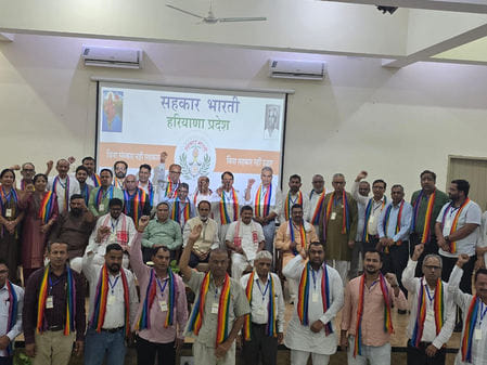 Pawan Redhu got the responsibility of district president of Jind Sahakar Bharti