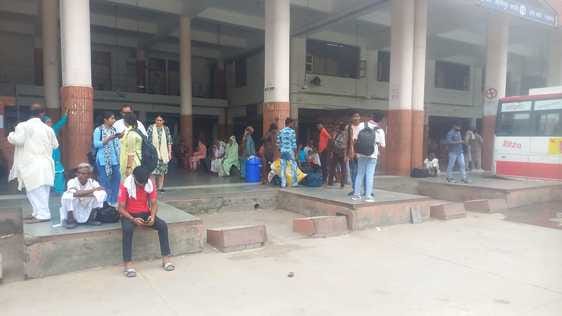 There was a delay in getting the bus for the common passengers, they had to wait