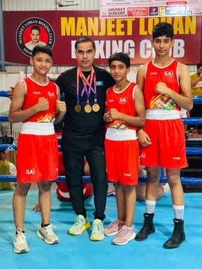 Three including two daughters of Rohtak won gold in sub junior category