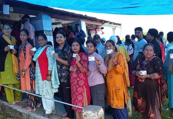 64.92 percent voting in four development blocks of Pithoragarh