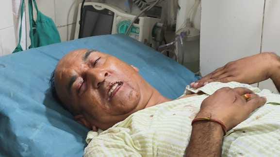 Area Panchayat member candidate attacked, left bleeding