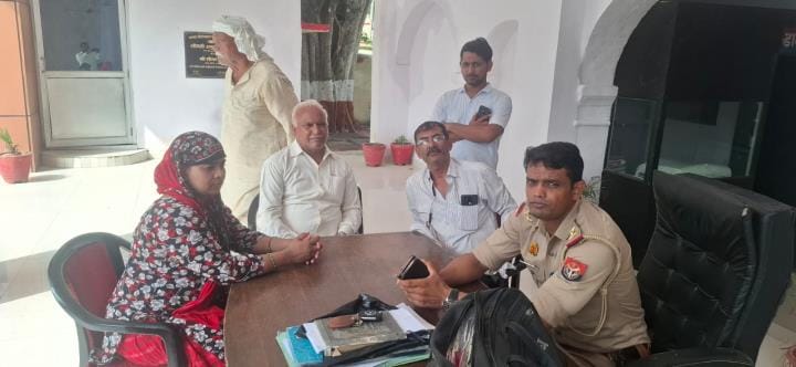Indecent behaviour with the revenue team that went to vacate the land in the presence of police