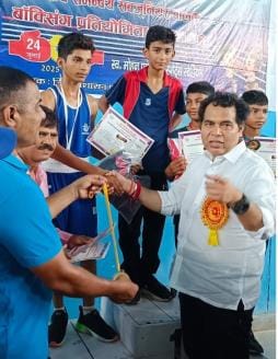 Meerut was the winner and Prayagraj was the runner-up in sub-junior boxing