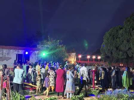 Teej festival celebrated in Nehru Park, message of mutual harmony given