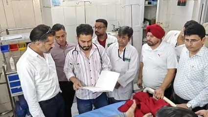 Ramnagar, Health Director, Dr. Jargar, Visit Hopsital