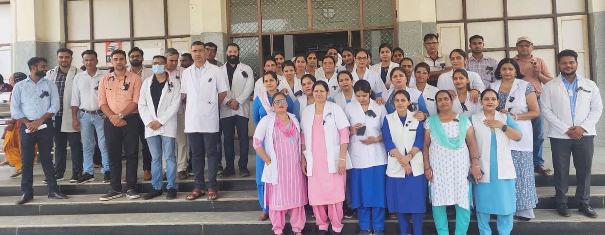 doctors protested