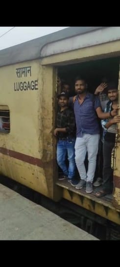 Candidates occupy coaches meant for handicapped and women