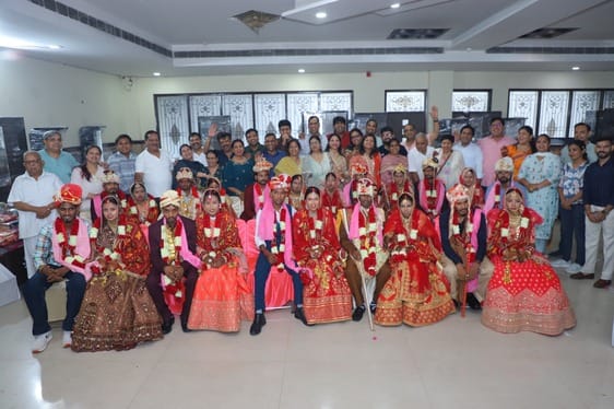 Vij blessed 11 couples in a mass marriage ceremony