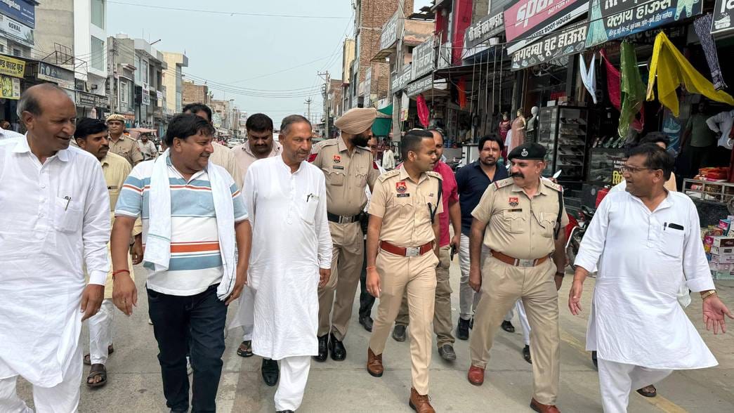 SP went out to give the message of strict action against crime and drug trafficking