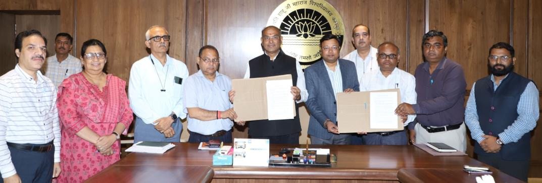Experts will give skill development tips to researchers, MOU signed between CSJM University and Noida based company