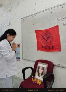 Kishtwar, ABVP, Gave Tribute, Shweta sing