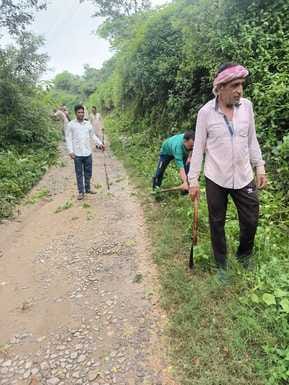 ramkot news, road cleaning news
